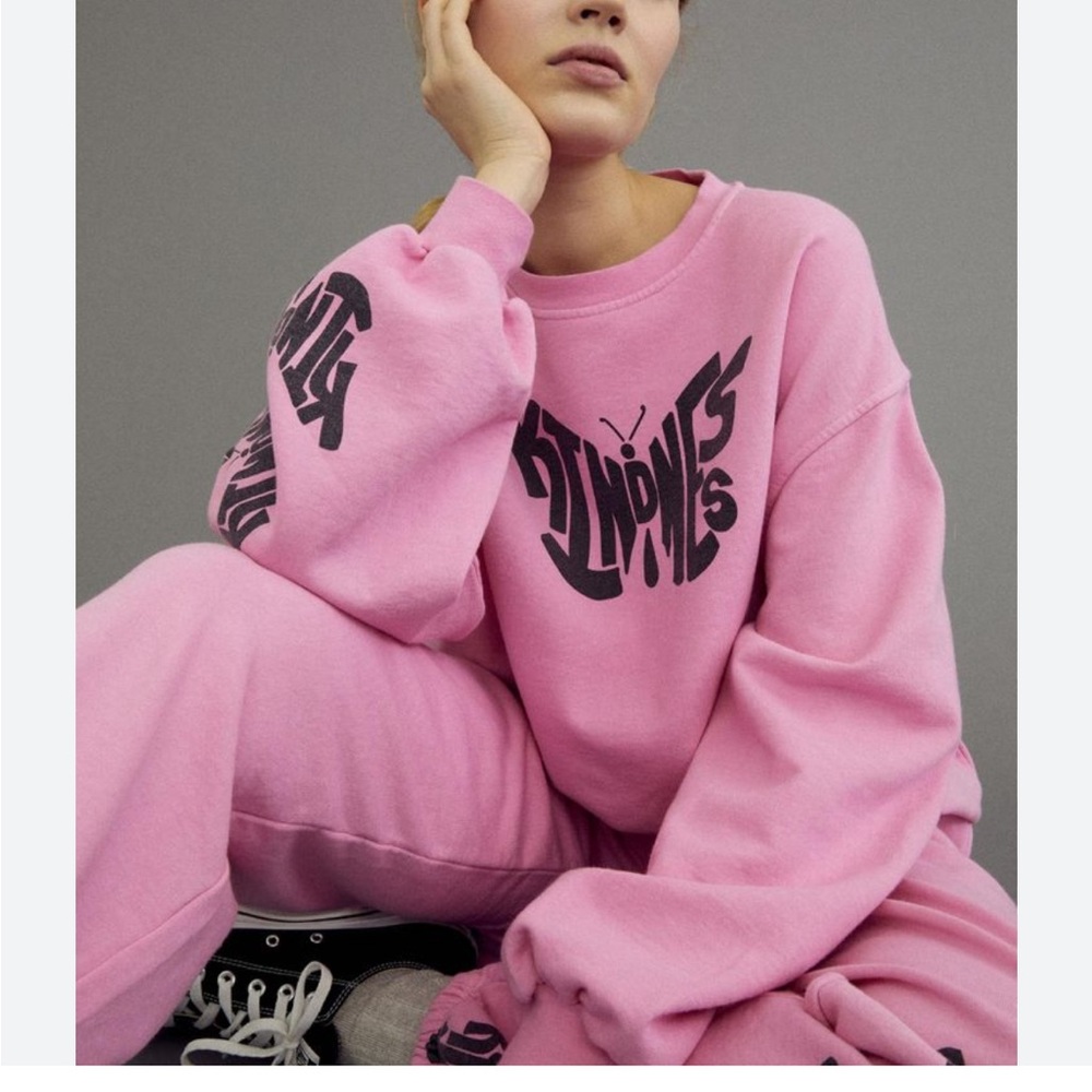 Urban Outfitters Kindness Butterfly Crewneck Sweatshirt